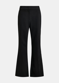 Essentiel Antwerp Black flared pants with rhinestone - embellsihed sideseams - Fifi & Moose BoutiqueFifi & Moose BoutiqueFifi & Moose BoutiqueClothing