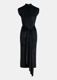 Essentiel Antwerp Black stretch - jersey midi dress - Fifi & Moose BoutiqueFifi & Moose BoutiqueFifi & Moose BoutiqueClothing