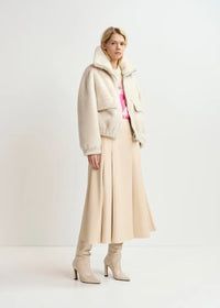 Essentiel Antwerp Geeuw faux leather midi skirt - Fifi & Moose BoutiqueFifi & MooseFifi & Moose BoutiqueClothing