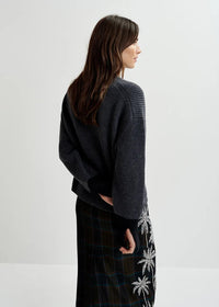 Essentiel Antwerp Ginster bicolour knitted pull - Fifi & Moose BoutiqueFifi & MooseFifi & Moose BoutiquePullover