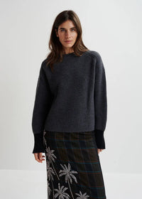 Essentiel Antwerp Ginster bicolour knitted pull - Fifi & Moose BoutiqueFifi & MooseFifi & Moose BoutiquePullover