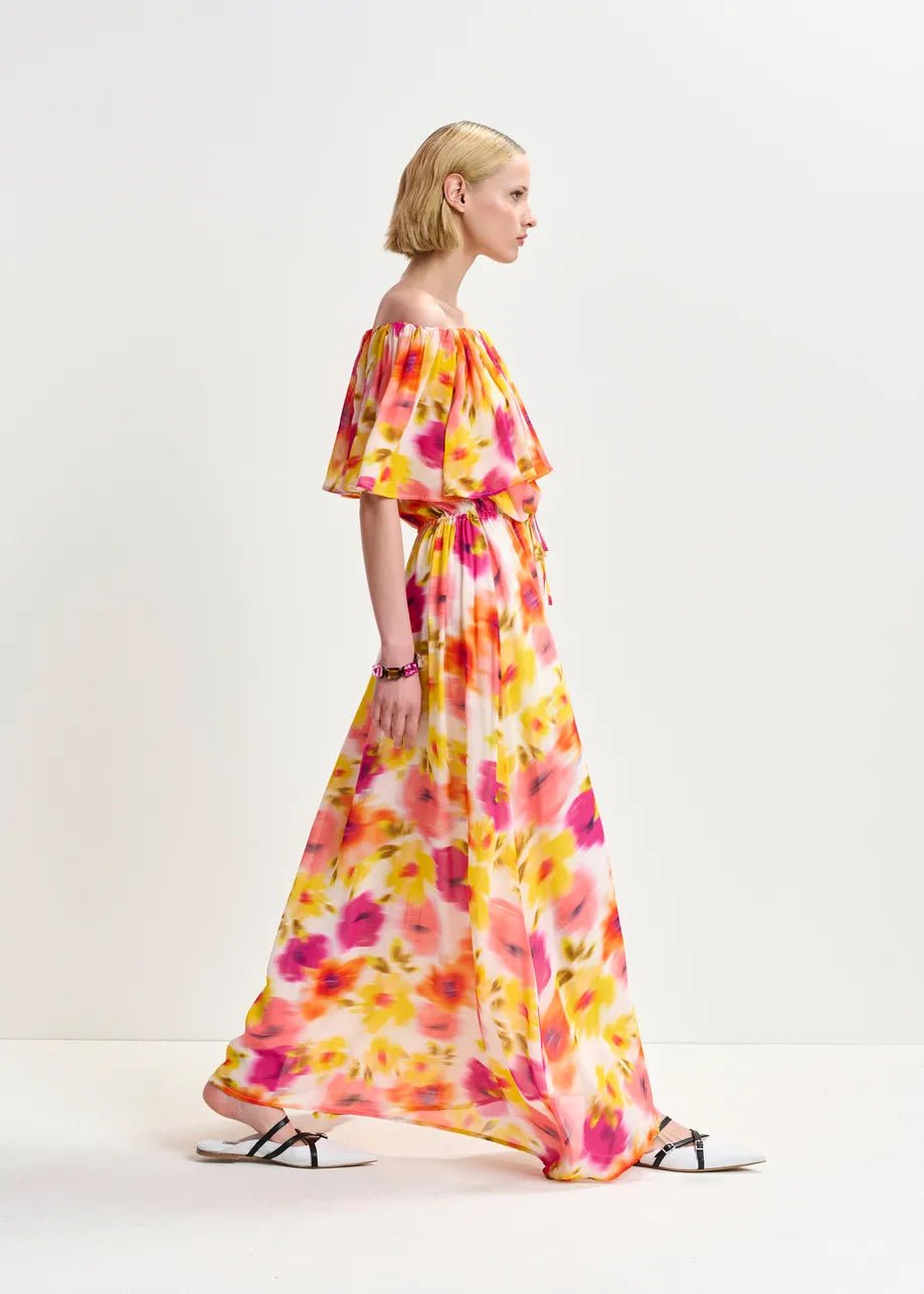 Essentiel Antwerp Hirgo off shoulder maxi dress - Fifi & Moose BoutiqueFifi & MooseFifi & Moose BoutiqueClothing