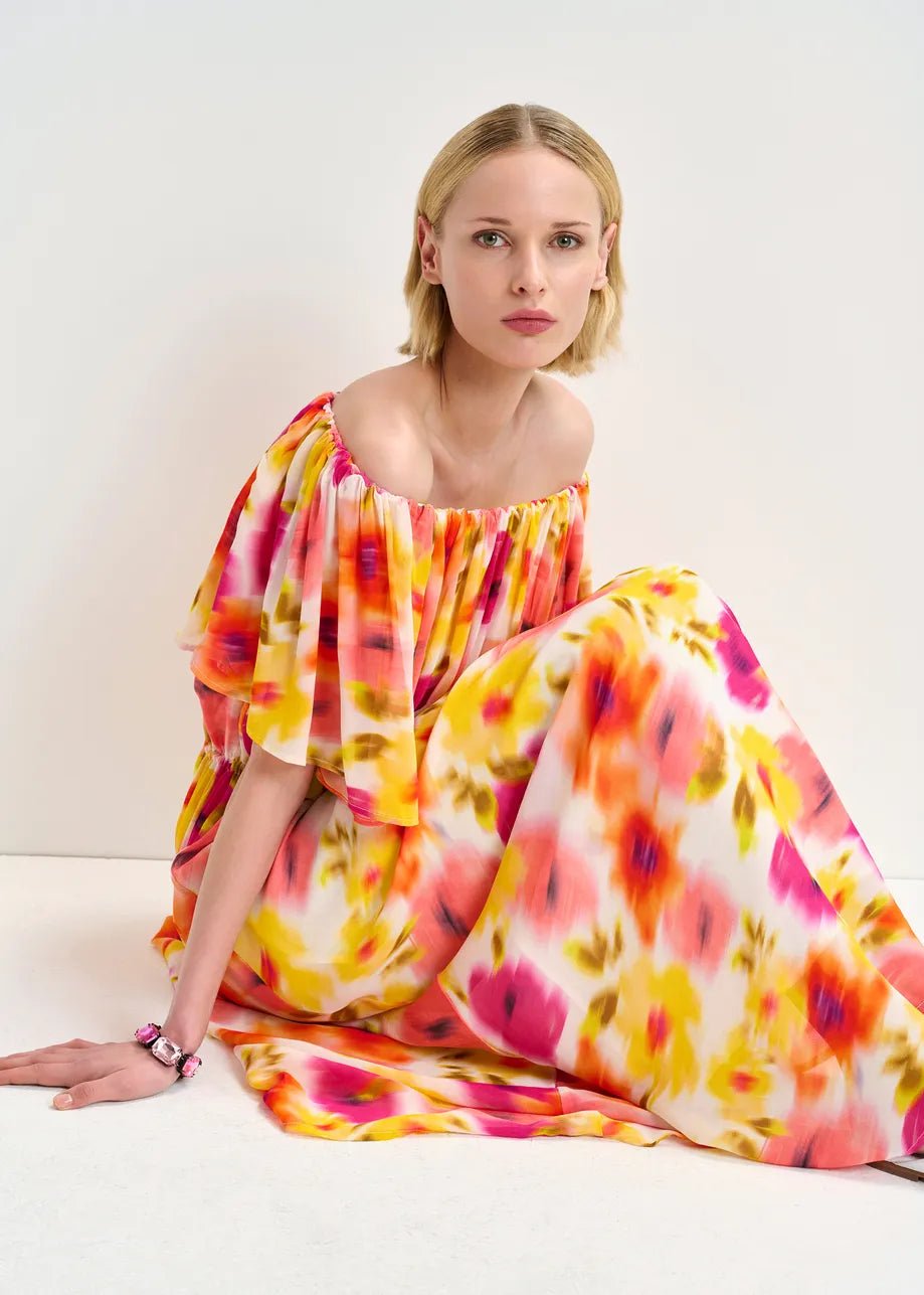 Essentiel Antwerp Hirgo off shoulder maxi dress - Fifi & Moose BoutiqueFifi & MooseFifi & Moose BoutiqueClothing