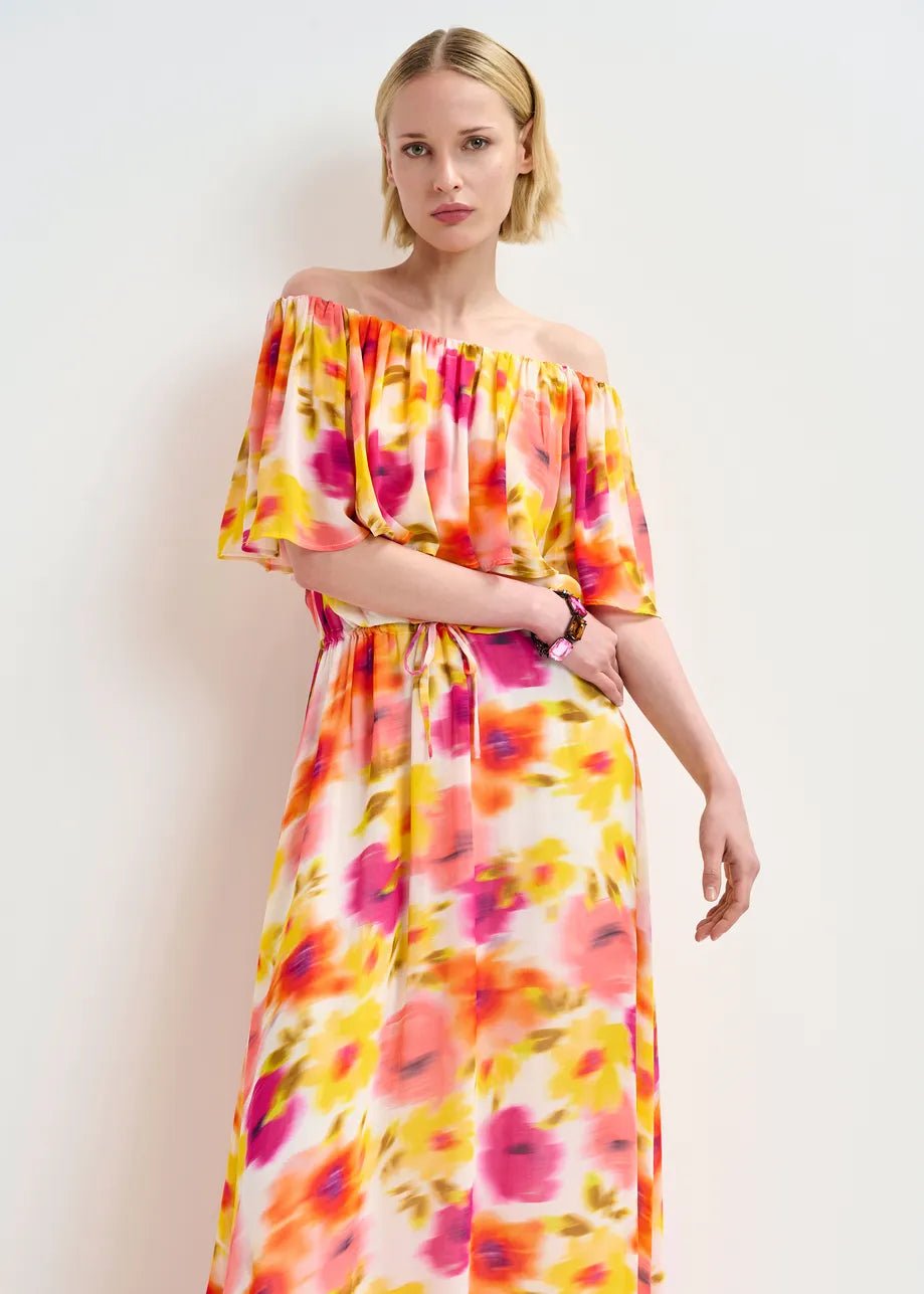Essentiel Antwerp Hirgo off shoulder maxi dress - Fifi & Moose BoutiqueFifi & MooseFifi & Moose BoutiqueClothing