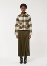 Humility Khaki and white tie & dye checkered jacket - Fifi & Moose BoutiqueFifi & Moose BoutiqueFifi & Moose BoutiqueCoats & Jackets