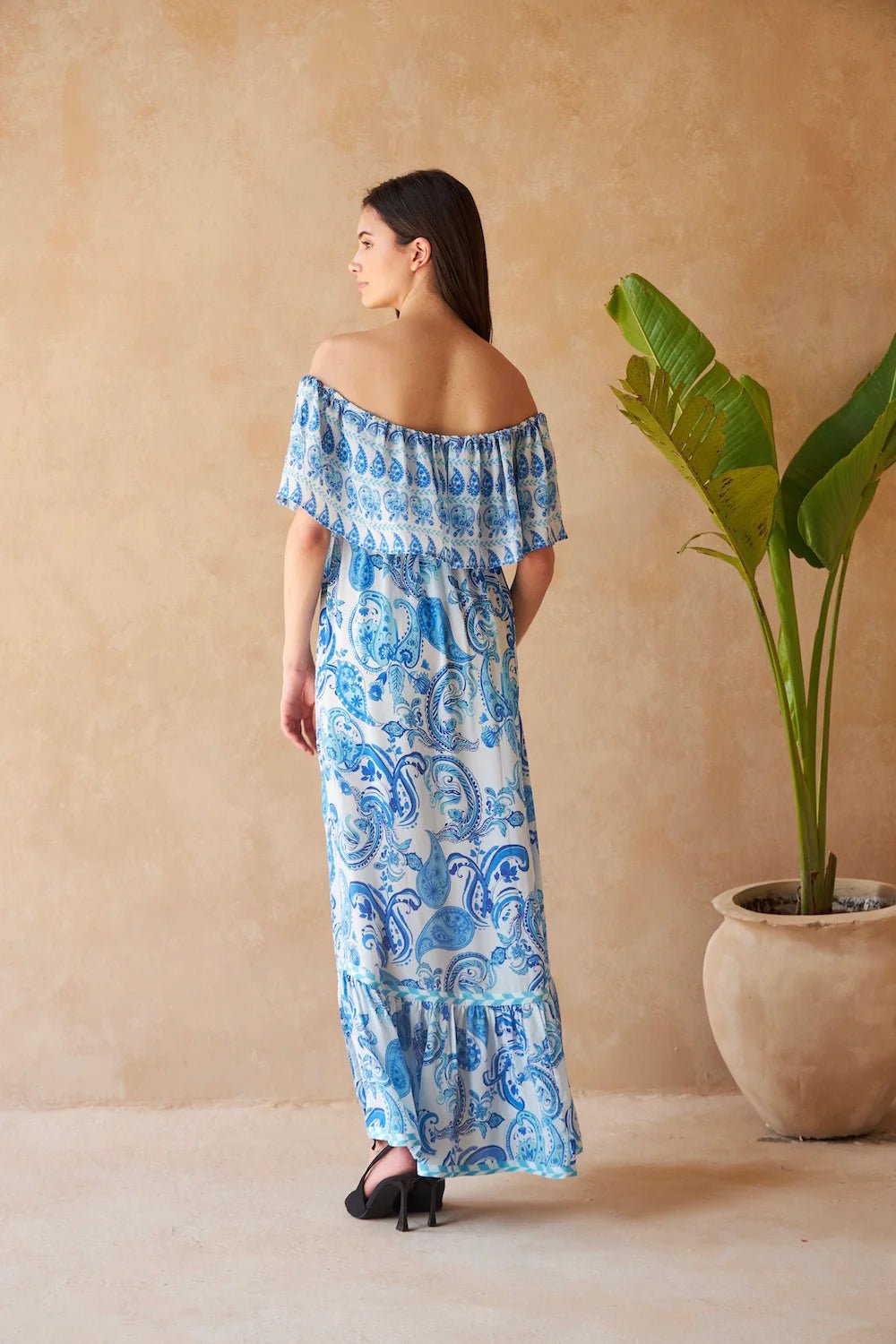 Inoa Blossom Dress - Paisley Azure - Fifi & Moose BoutiqueFifi & MooseFifi & Moose BoutiqueClothing