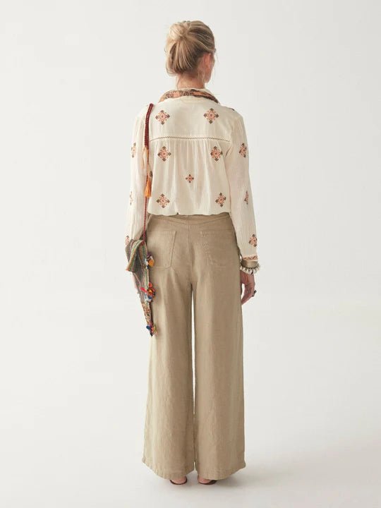 Maison Hotel Berenson Marisa Pant in Desert - Fifi & Moose BoutiqueFifi & MooseFifi & Moose BoutiqueClothing
