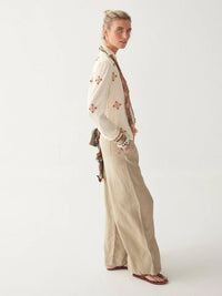 Maison Hotel Berenson Marisa Pant in Desert - Fifi & Moose BoutiqueFifi & MooseFifi & Moose BoutiqueClothing