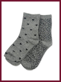Nooki Love Leo Sock Set - Grey - Fifi & Moose BoutiqueFifi & Moose BoutiqueFifi & Moose BoutiqueClothing