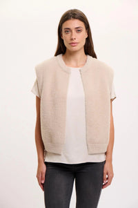 Rino & Pelle Elona Short Waitscoat in Stone - Fifi & Moose BoutiqueFifi & MooseFifi & Moose BoutiqueClothing