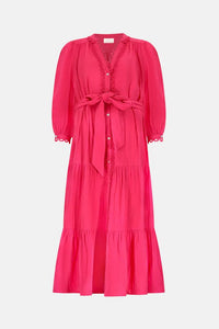 East Heritage Hera Fuchsia Organic Cotton Dress - Fifi & Moose BoutiqueFifi & Moose BoutiqueFifi & Moose BoutiqueDresses