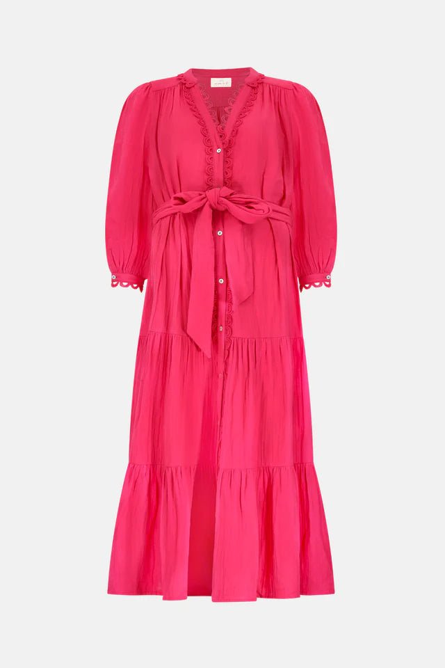 East Heritage Hera Fuchsia Organic Cotton Dress - Fifi & Moose BoutiqueFifi & Moose BoutiqueFifi & Moose BoutiqueDresses
