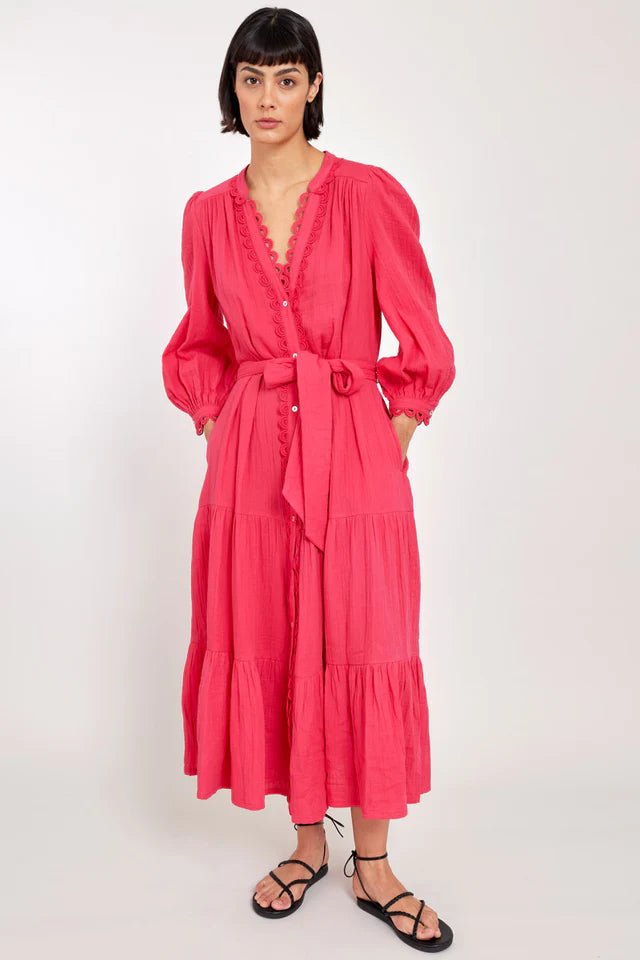 East Heritage Hera Fuchsia Organic Cotton Dress - Fifi & Moose BoutiqueFifi & Moose BoutiqueFifi & Moose BoutiqueDresses