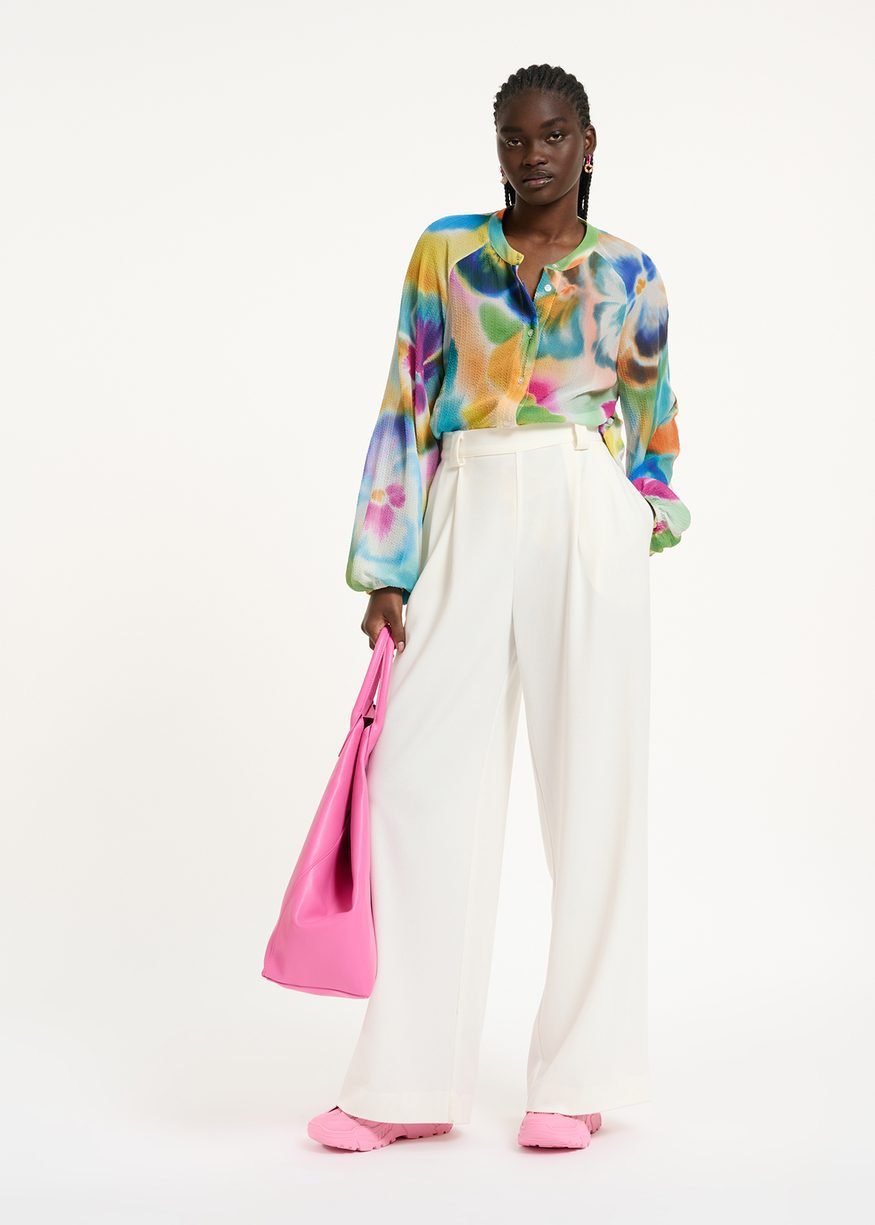 Zara floral best sale palazzo pants