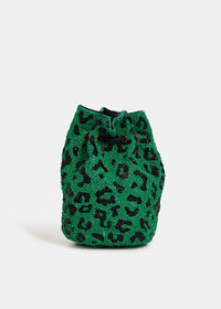 Essentiel Antwerp Enquiry Bead-embillished mini bag with leopard motif - Fifi & Moose BoutiqueFifi & MooseFifi & Moose BoutiqueBag