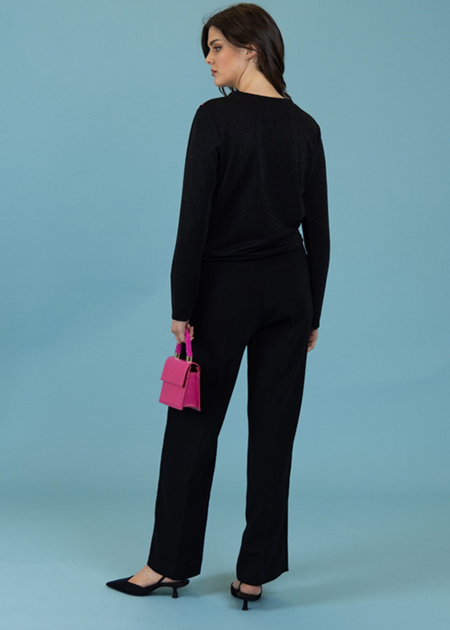 Fee G Diane Velvet Wide Leg Trousers - Fifi & Moose BoutiqueFifi & MooseFifi & Moose BoutiquePants