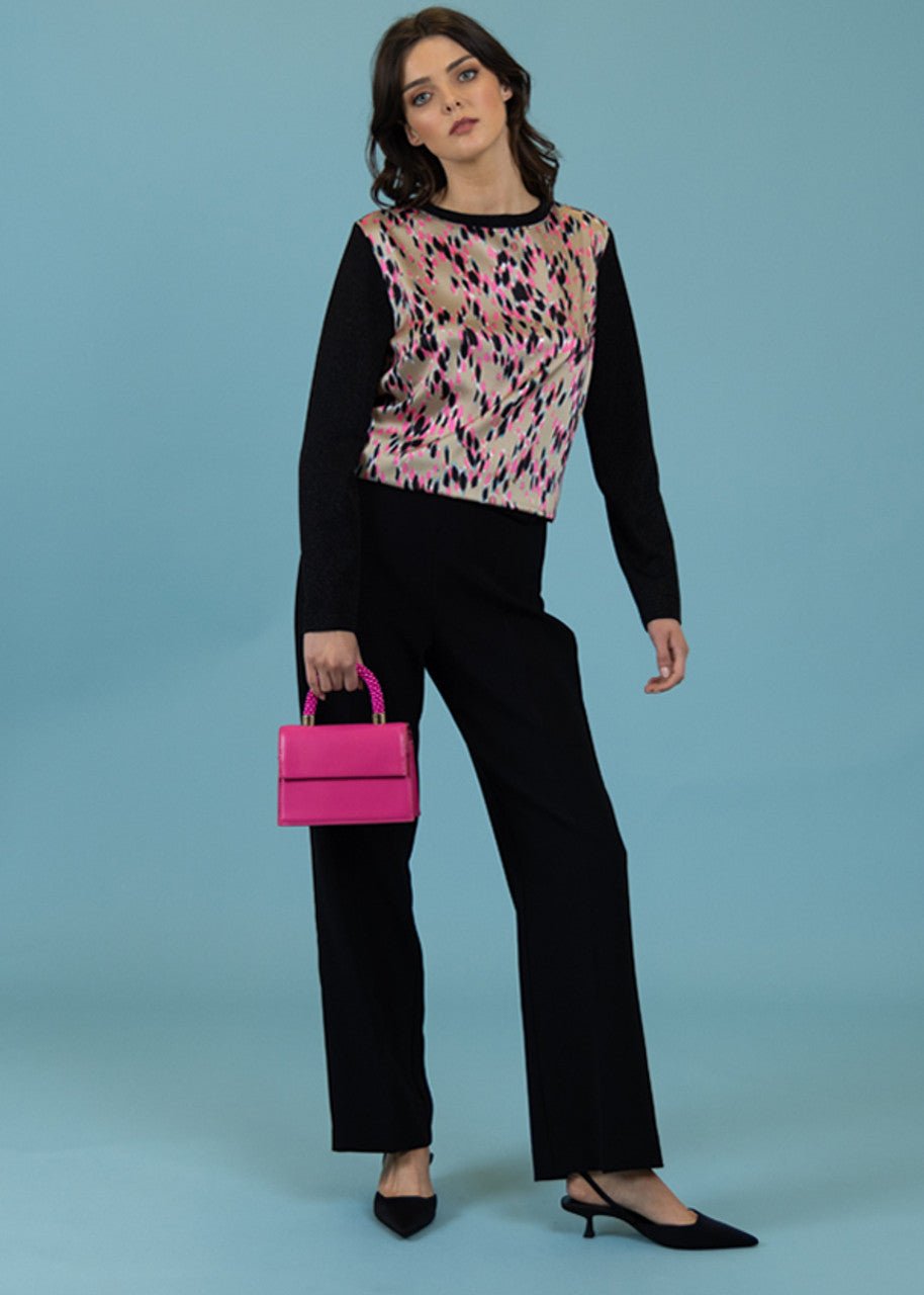 Fee G Diane Velvet Wide Leg Trousers - Fifi & Moose BoutiqueFifi & MooseFifi & Moose BoutiquePants