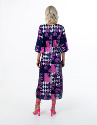 FeeG FAYE PRINTED DRESS With HIgh Neck - Fifi & MooseFifi & MooseFifi & MooseDresses