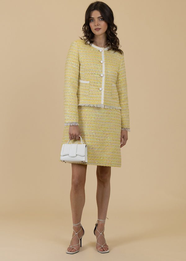 Anastasia Boutique Fee G Coats Fee G Harper Tweed Jacket With