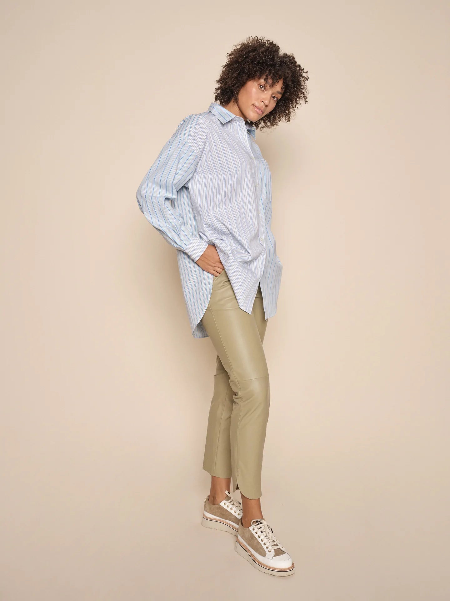 Mos Mosh Zabel Leather Sweatpant - Fifi & Moose BoutiqueFifi & MooseFifi & Moose BoutiquePant