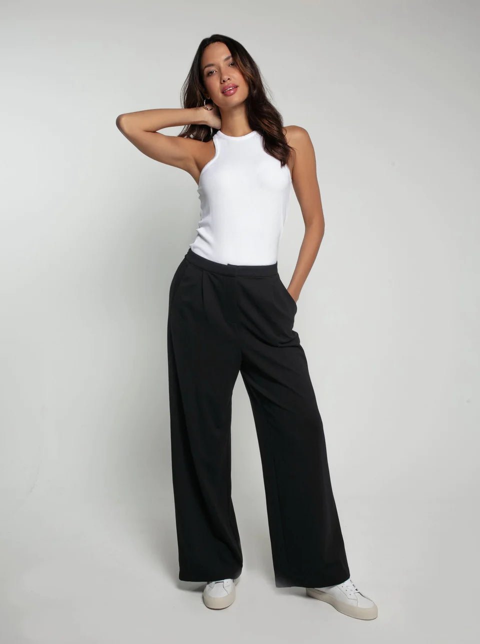 Nooki Dakota Jersey Wide Leg Trousers - Fifi & Moose BoutiqueFifi & MooseFifi & Moose BoutiqueTrousers