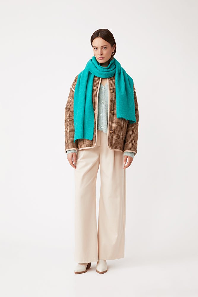 Suncoo Armela Emerald Ribbed Scarf - Fifi & Moose BoutiqueFifi & MooseFifi & Moose BoutiqueScarf