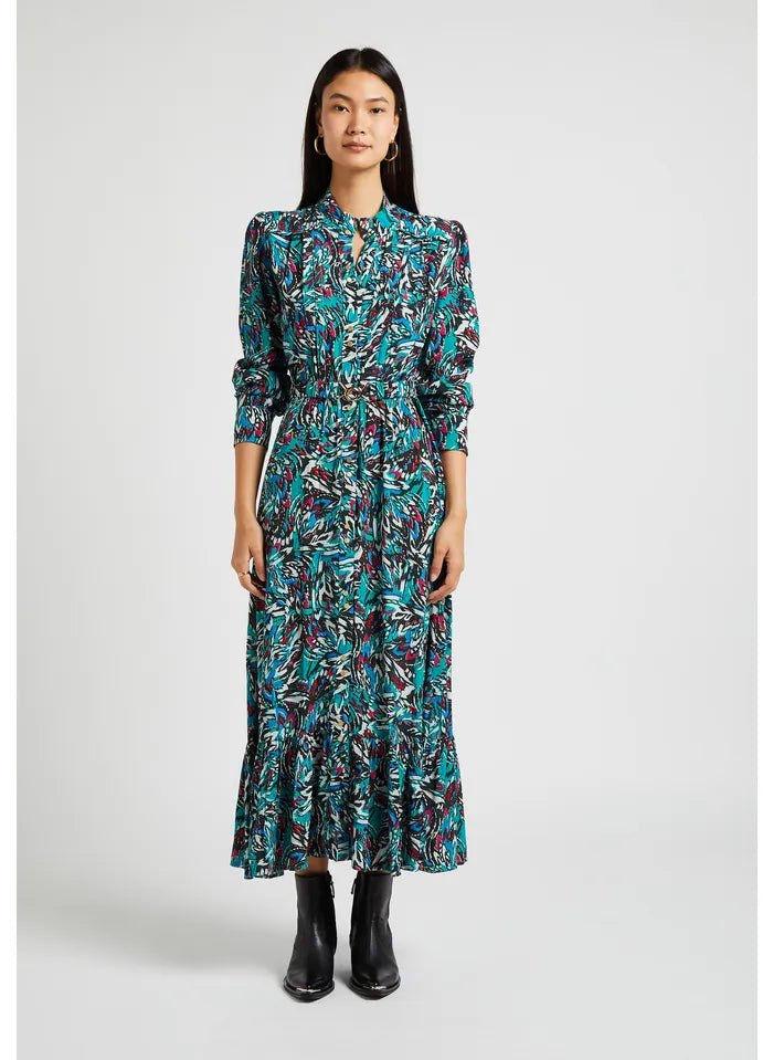 suncoo dress green Suncoo Wrap Mini Dress main image 0