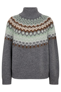 Mos Mosh MMDaya Fjord Highneck Knit Pullover