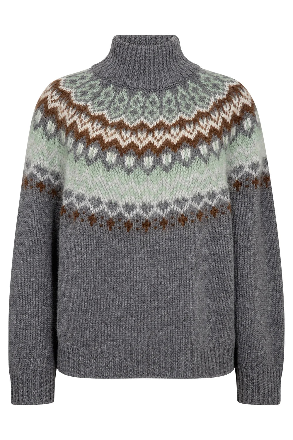 Mos Mosh MMDaya Fjord Highneck Knit Pullover