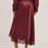 Rails Ebony Skirt in Crimson