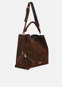 Essentiel Antwerp Kroon Suede Leather Shopperbag