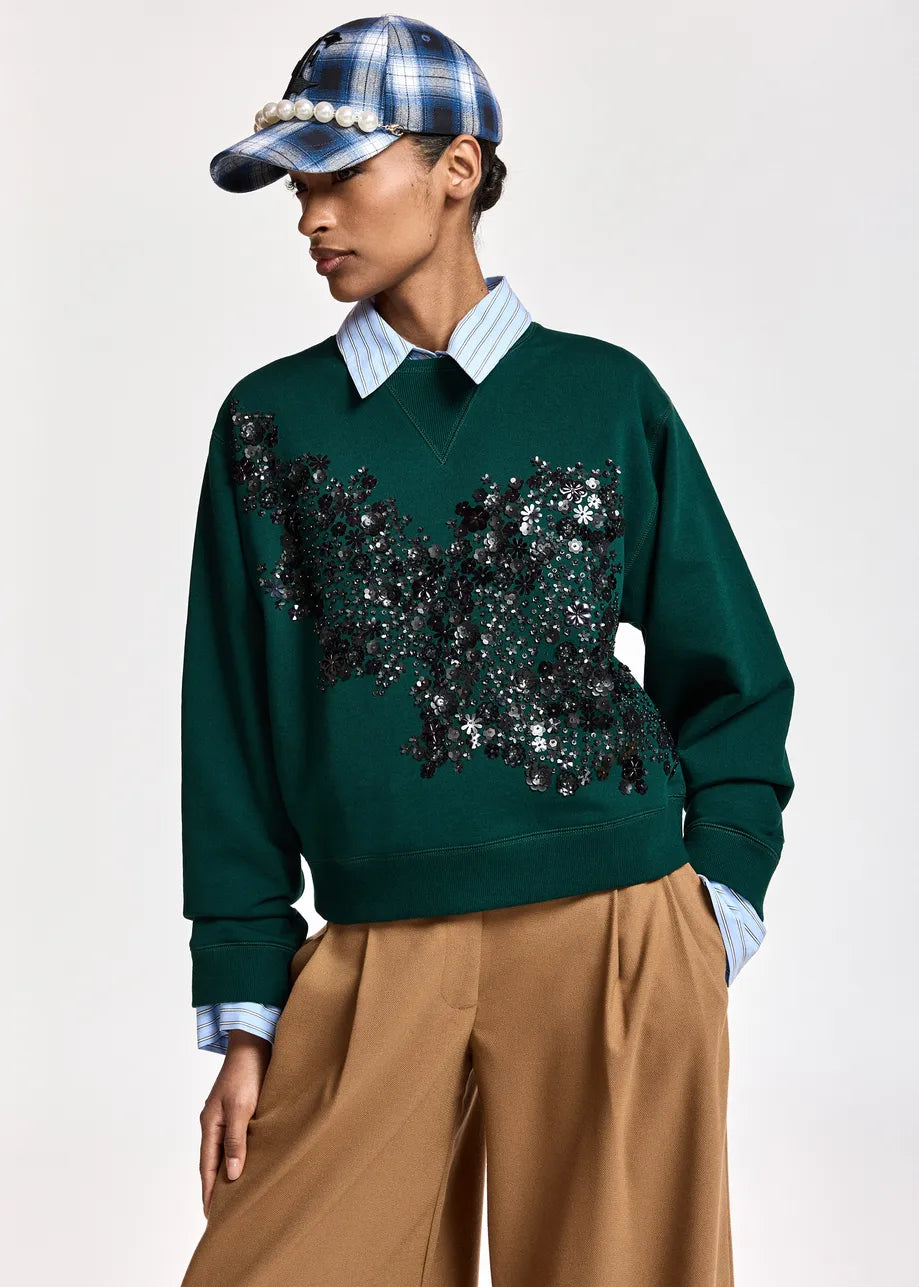 Essentiel Antwerp Kruimel Embroidered Sweatshirt