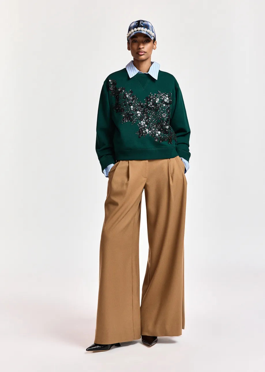 Essentiel Antwerp Kruimel Embroidered Sweatshirt
