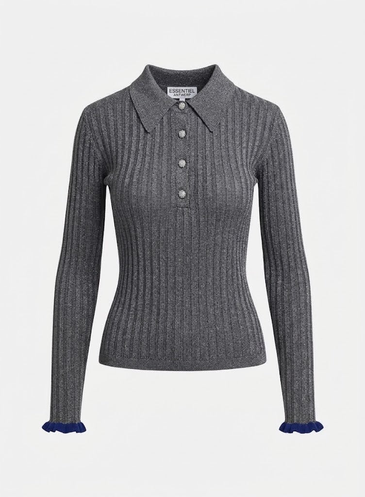 Essentiel Antwerp Karen Fitted Polo Top