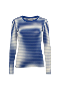 Basic Apparel Ludmilla LS Tee - Blue