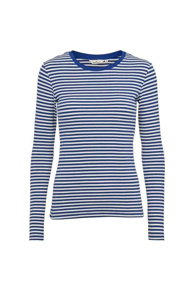 Basic Apparel Ludmilla LS Tee - Blue