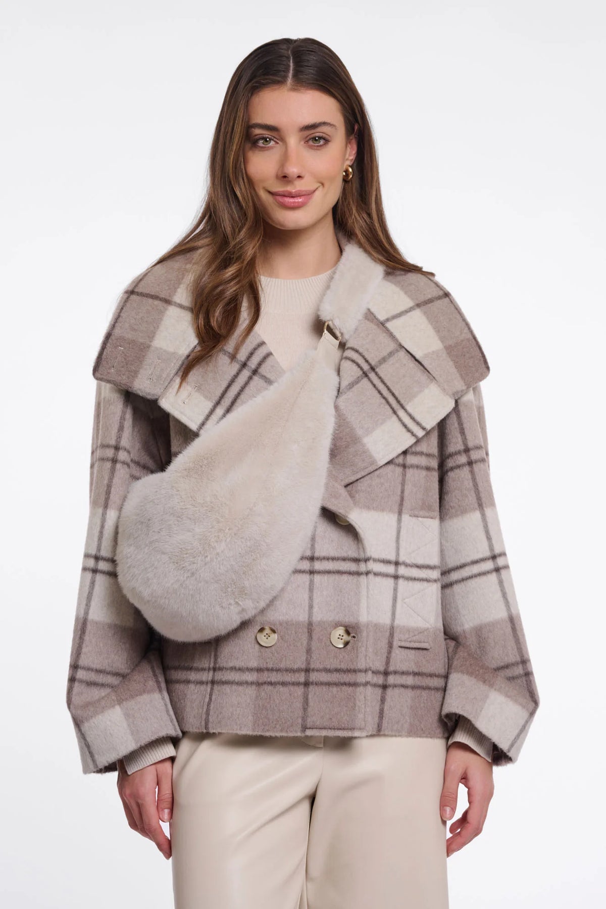 Rino & Pelle Nayla Crossbody bag in Birch