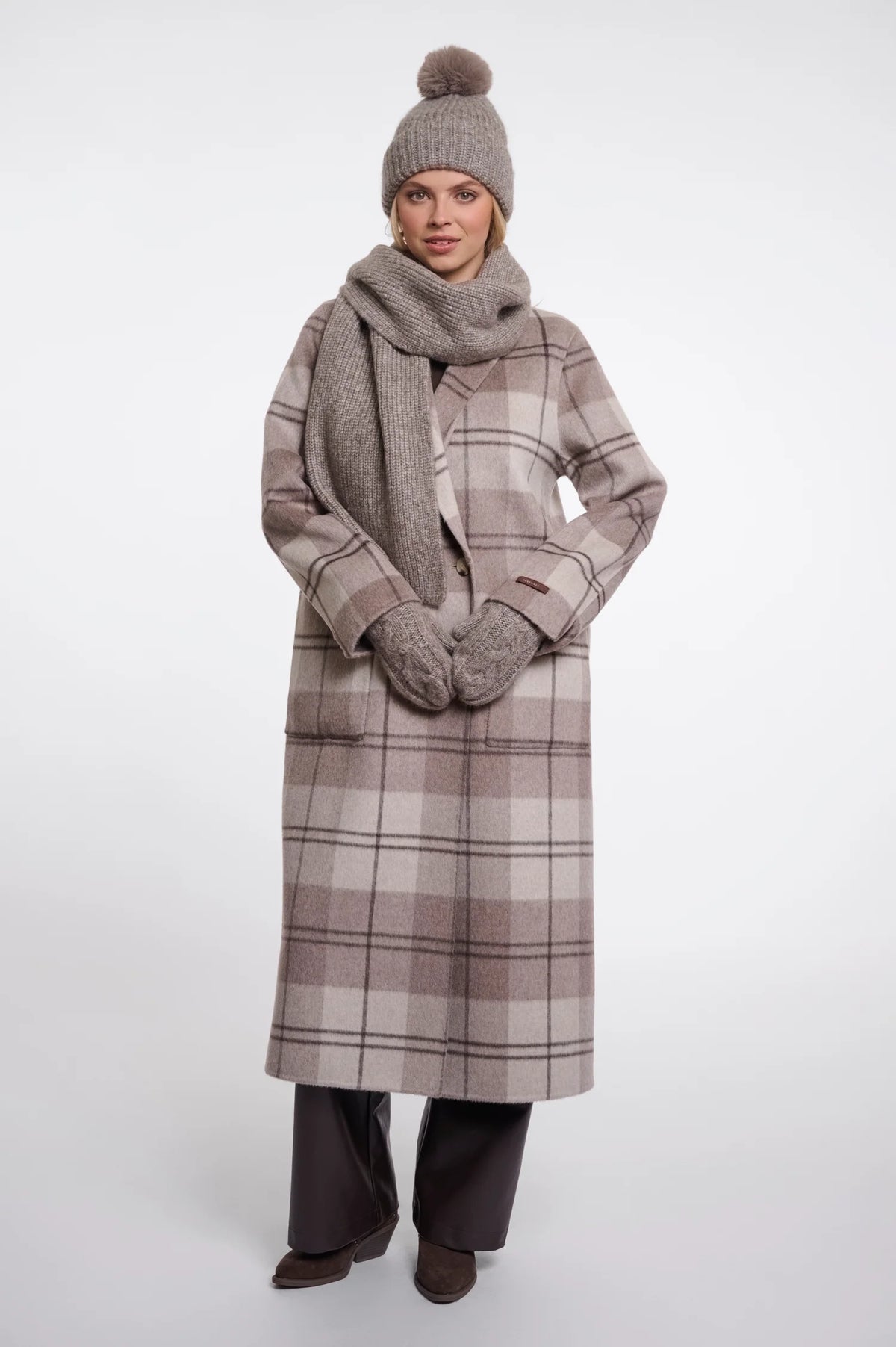 Rino & Pelle Nuria Scarf in Toffee Blend