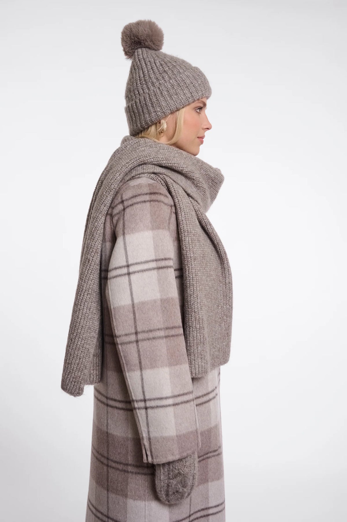 Rino & Pelle Nuria Scarf in Toffee Blend