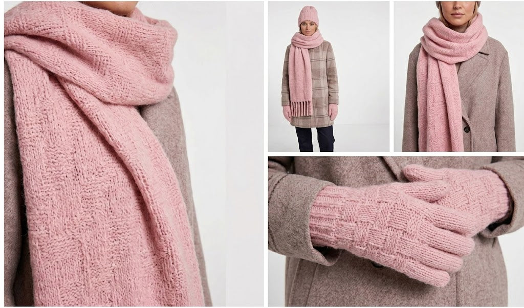 Rino & Pelle Udo Gloves in Soft Pink