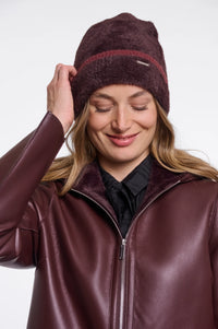 Rino & Pelle Connie Beanie in Fudge Sangria