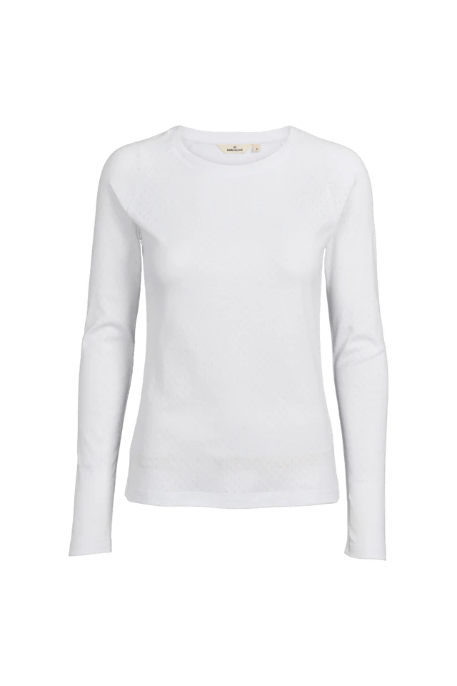 Basic Apparel Arense LS Tee - White - Fifi & Moose BoutiqueFifi & Moose BoutiqueFifi & Moose BoutiqueClothing