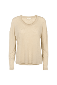 Basic Apparel Ashly LS Tee in Summer Sand - Fifi & Moose BoutiqueFifi & Moose BoutiqueFifi & Moose BoutiqueClothing