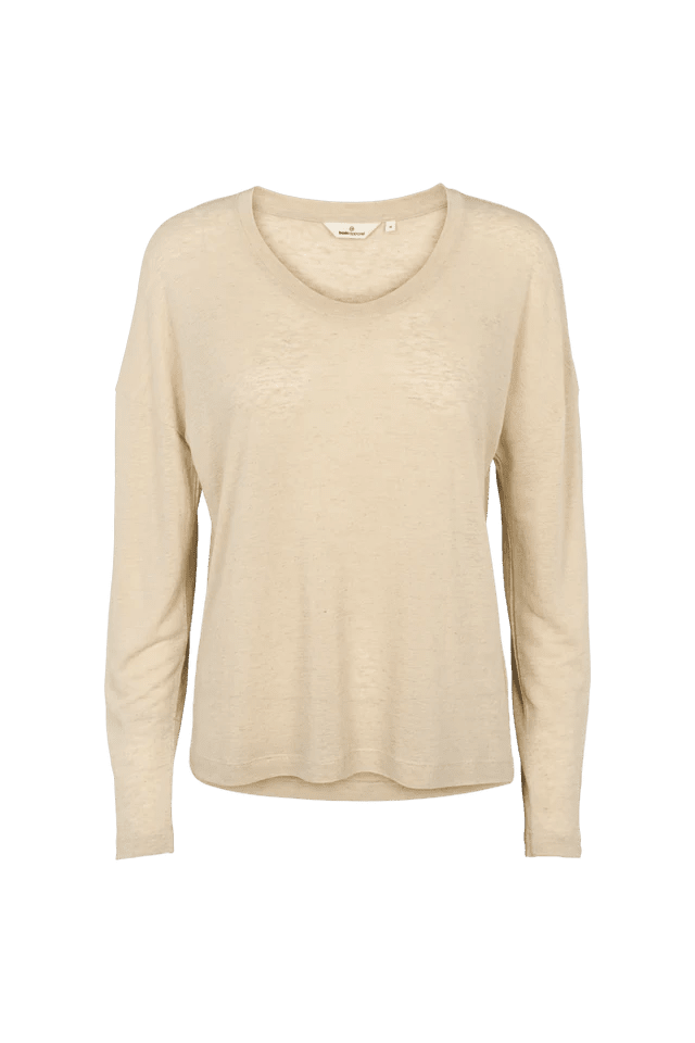 Basic Apparel Ashly LS Tee in Summer Sand - Fifi & Moose BoutiqueFifi & Moose BoutiqueFifi & Moose BoutiqueClothing