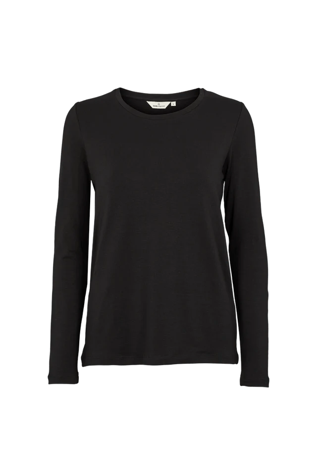 Basic Apparel Jolanda LS Tee - Black - Fifi & Moose BoutiqueFifi & Moose BoutiqueFifi & Moose BoutiqueClothing