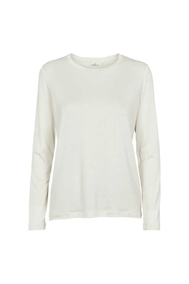 Basic Apparel Jolanda LS Tee - Off White - Fifi & Moose BoutiqueFifi & Moose BoutiqueFifi & Moose BoutiqueClothing