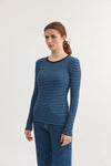 Basic Apparel Ludmilla LS Tee - Copen Blue/Sky Captain - Fifi & Moose BoutiqueFifi & Moose BoutiqueFifi & Moose BoutiqueClothing