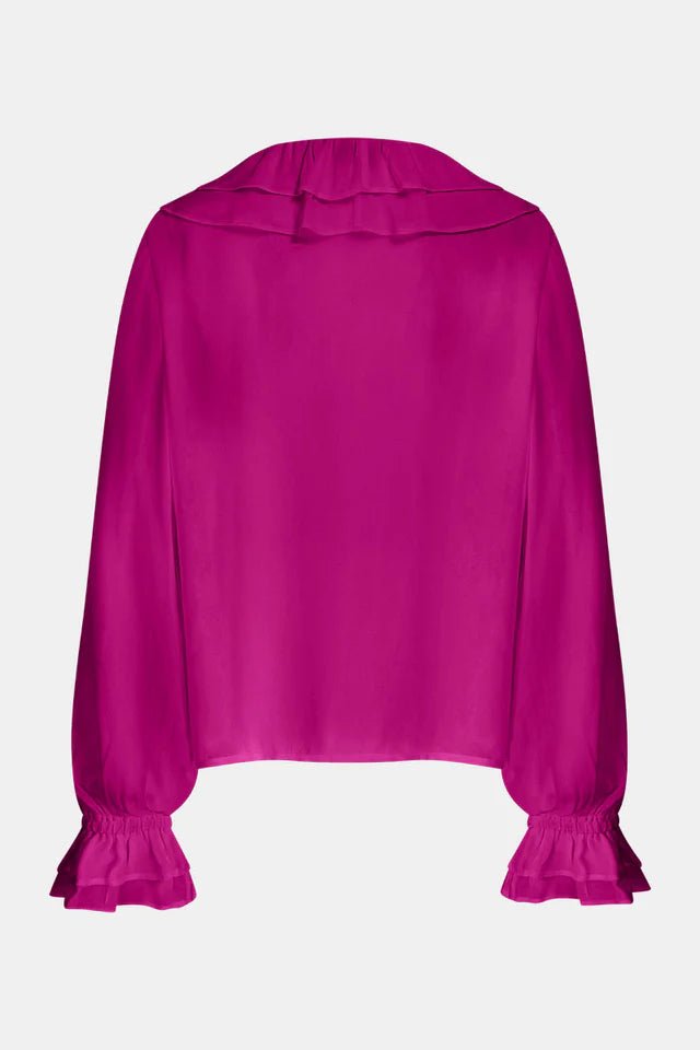 East Heritage Nuan Pink Ruffle Top - Fifi & Moose BoutiqueFifi & MooseFifi & Moose BoutiqueBlouse Shirt