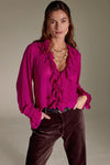 East Heritage Nuan Pink Ruffle Top - Fifi & Moose BoutiqueFifi & MooseFifi & Moose BoutiqueBlouse Shirt