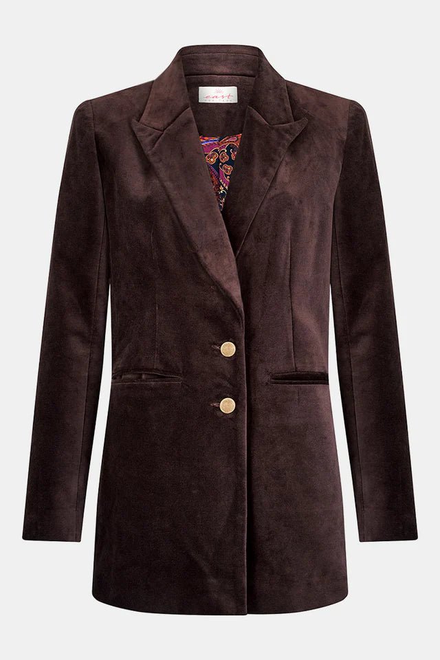 East Heritage Valaris Velvet Blazer - Fifi & Moose BoutiqueFifi & MooseFifi & Moose BoutiqueClothing